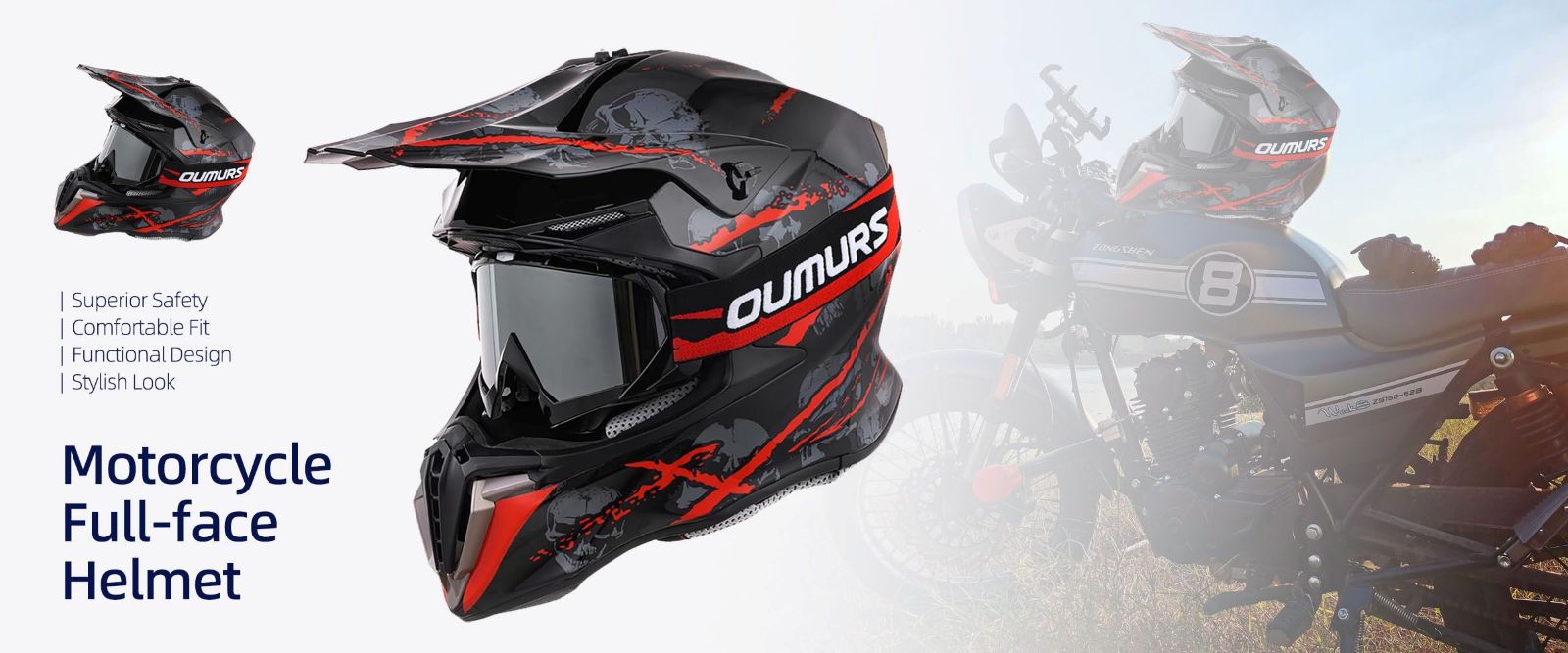 Full face Motorcycle Helmet