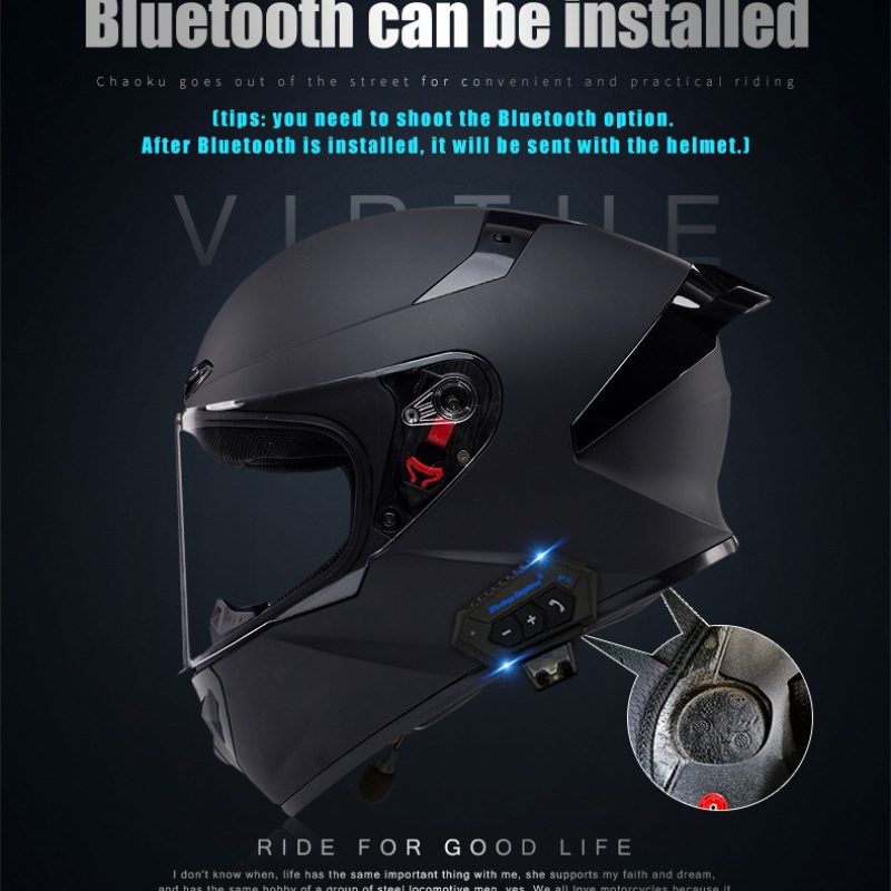 Big Tail Motorcycle Full Helmet