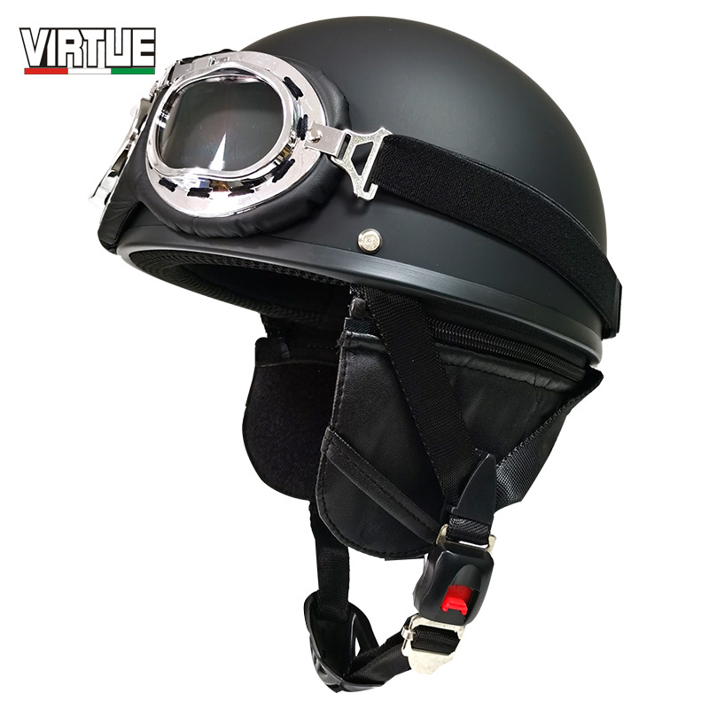 Summer Fashion Half Helmet with Goggles