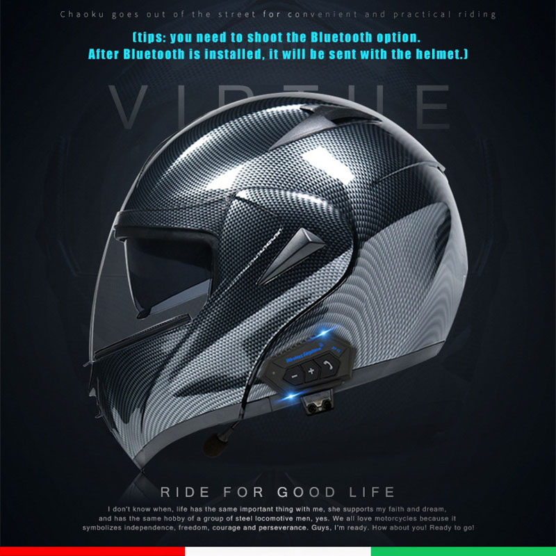 Dot Double-lens Face-revealing Off-road Helmet
